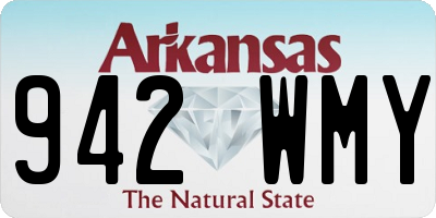 AR license plate 942WMY