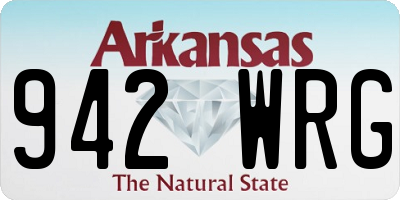 AR license plate 942WRG