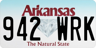 AR license plate 942WRK