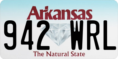 AR license plate 942WRL