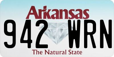 AR license plate 942WRN