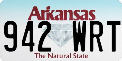 AR license plate 942WRT