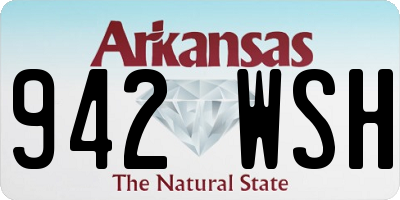 AR license plate 942WSH