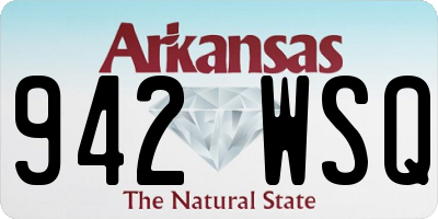 AR license plate 942WSQ