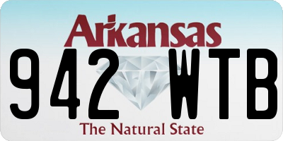 AR license plate 942WTB
