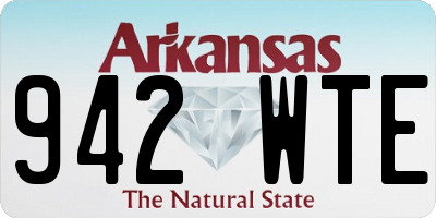 AR license plate 942WTE