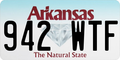 AR license plate 942WTF