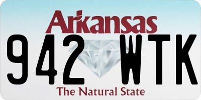 AR license plate 942WTK