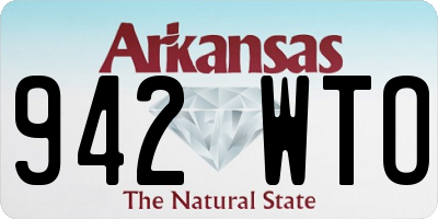 AR license plate 942WTO