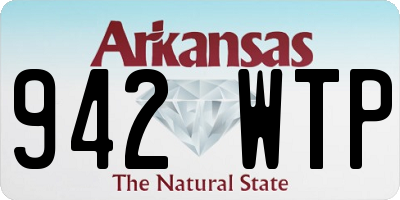 AR license plate 942WTP