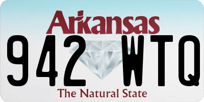 AR license plate 942WTQ