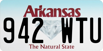 AR license plate 942WTU
