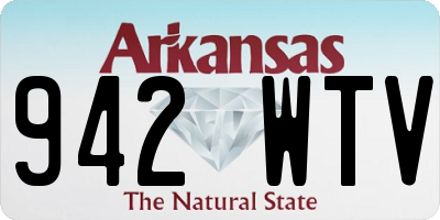 AR license plate 942WTV