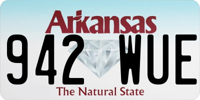 AR license plate 942WUE
