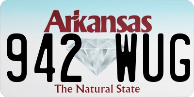 AR license plate 942WUG