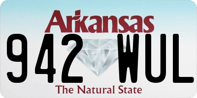 AR license plate 942WUL