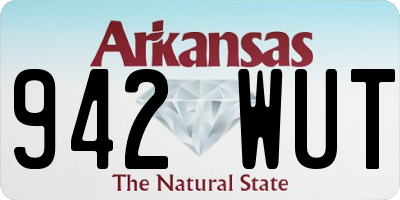 AR license plate 942WUT