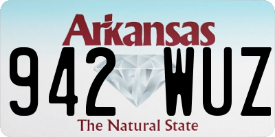 AR license plate 942WUZ