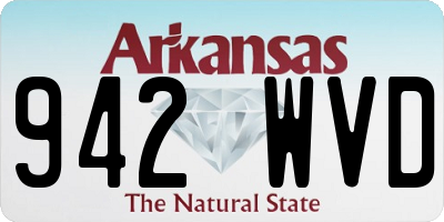 AR license plate 942WVD