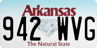AR license plate 942WVG