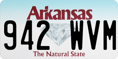 AR license plate 942WVM