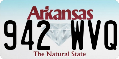 AR license plate 942WVQ
