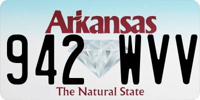 AR license plate 942WVV