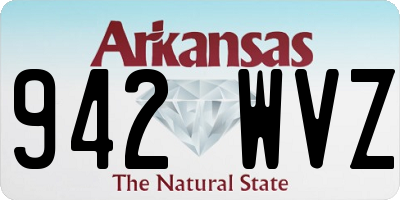 AR license plate 942WVZ