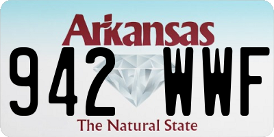 AR license plate 942WWF