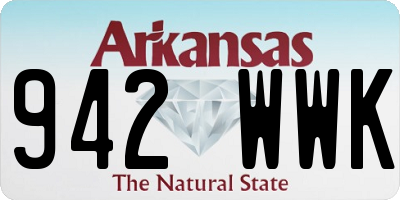 AR license plate 942WWK