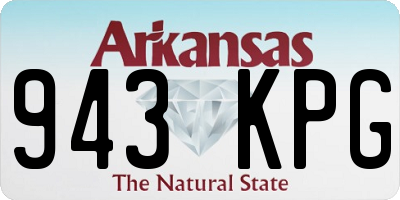 AR license plate 943KPG