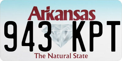 AR license plate 943KPT