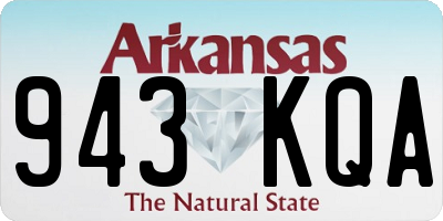 AR license plate 943KQA