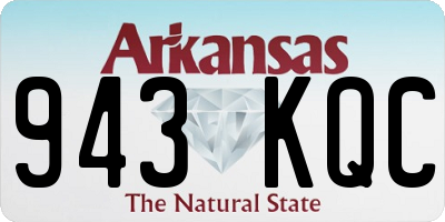 AR license plate 943KQC