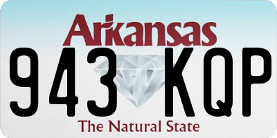 AR license plate 943KQP