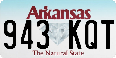 AR license plate 943KQT