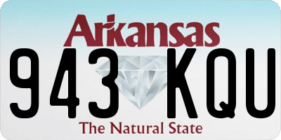 AR license plate 943KQU