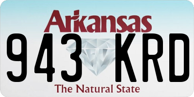 AR license plate 943KRD