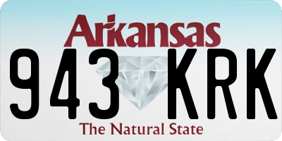 AR license plate 943KRK