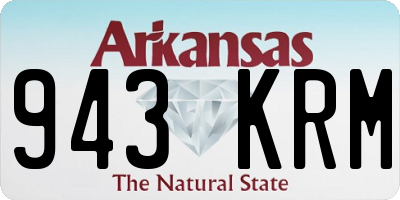 AR license plate 943KRM
