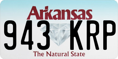AR license plate 943KRP