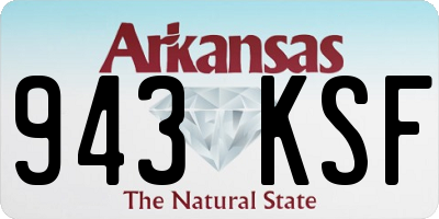 AR license plate 943KSF