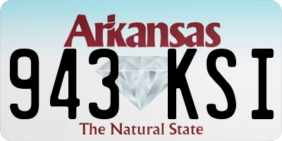 AR license plate 943KSI