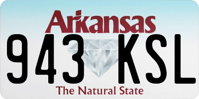 AR license plate 943KSL