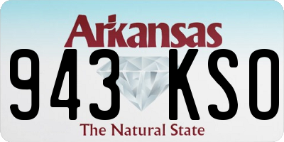 AR license plate 943KSO