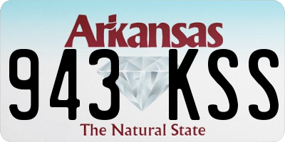AR license plate 943KSS