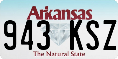 AR license plate 943KSZ