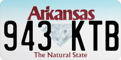 AR license plate 943KTB