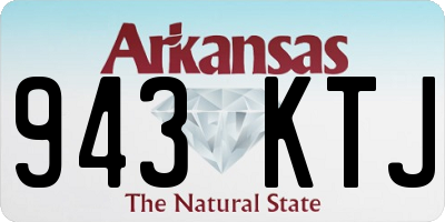 AR license plate 943KTJ