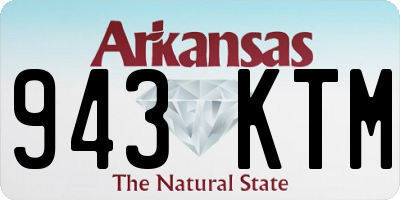 AR license plate 943KTM